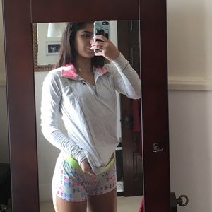 Victoria’s Secret (Pink) Grey Quarter Zip